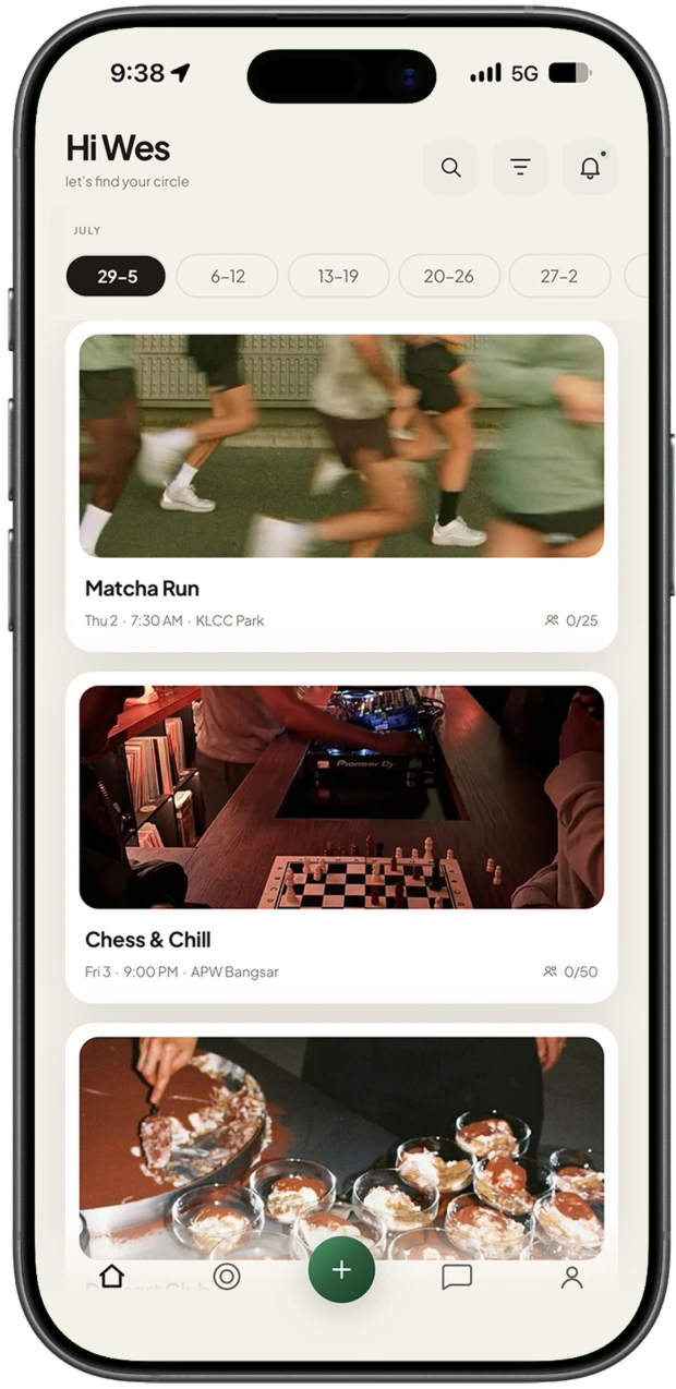 Dap IN app screenshot